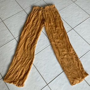 Silk pants,